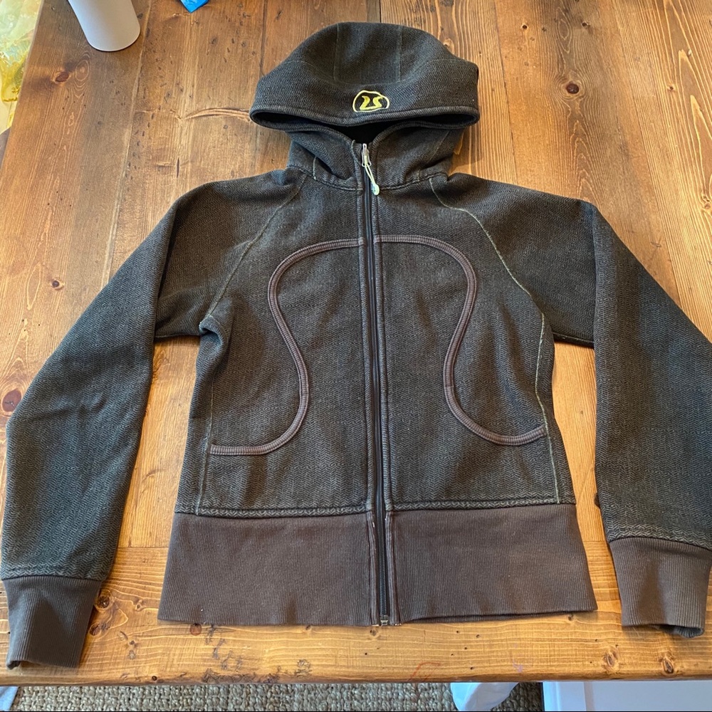 Lululemon herringbone scuba hoodie - Picture 3 of 7
